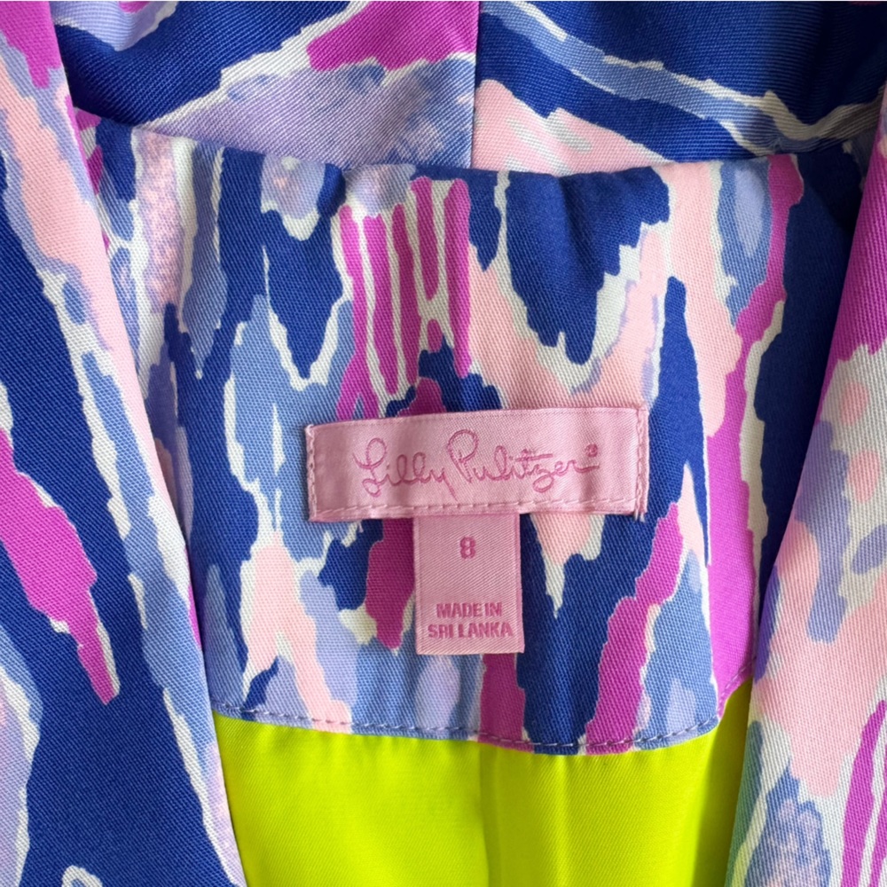 Lilly Pulitzer Saffron Blazer in Amethyst One Too Many Ikat | 8 - Picture 7 of 10